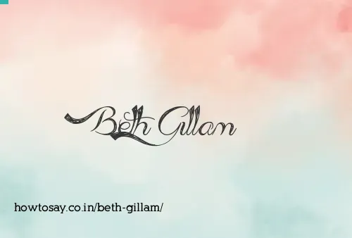 Beth Gillam