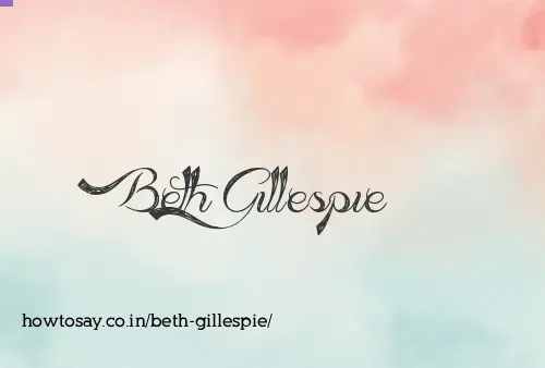 Beth Gillespie