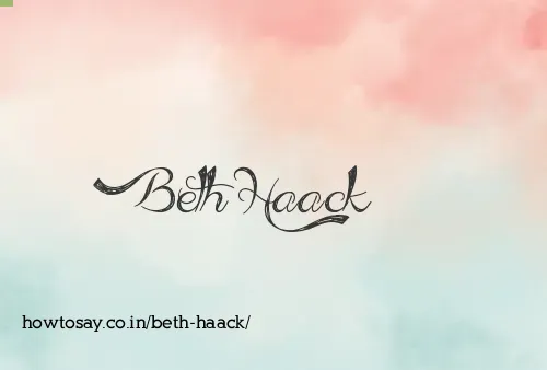 Beth Haack