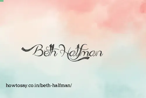 Beth Halfman