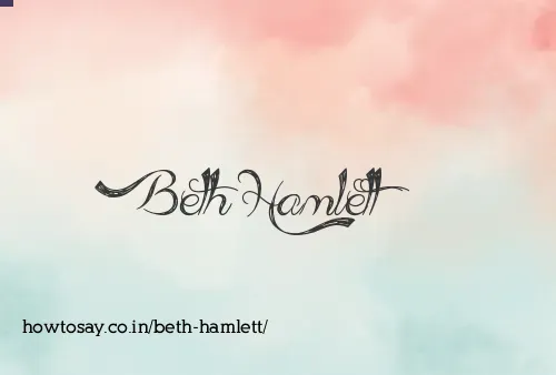 Beth Hamlett