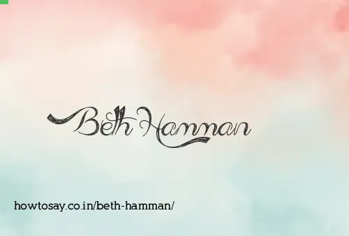 Beth Hamman