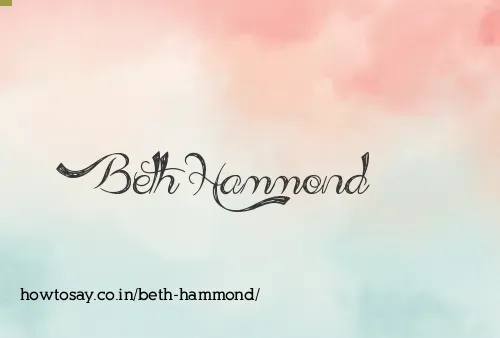 Beth Hammond