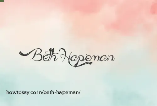 Beth Hapeman