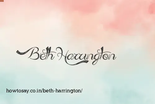 Beth Harrington
