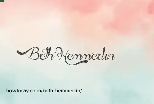 Beth Hemmerlin