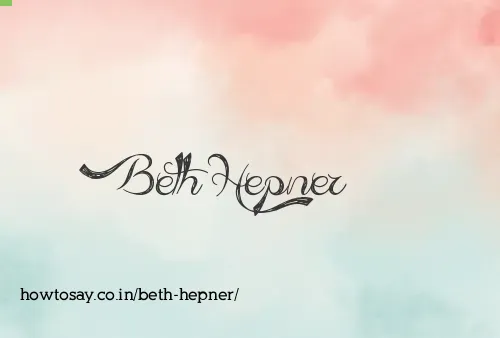 Beth Hepner