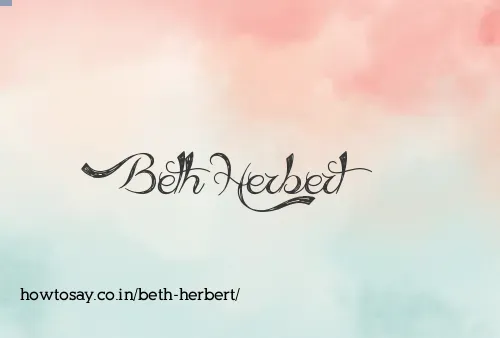 Beth Herbert