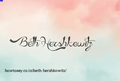 Beth Hershkowitz