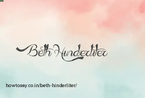 Beth Hinderliter