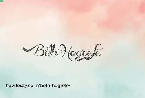 Beth Hogrefe