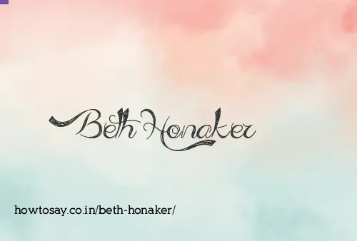 Beth Honaker