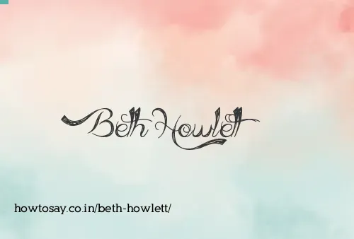 Beth Howlett