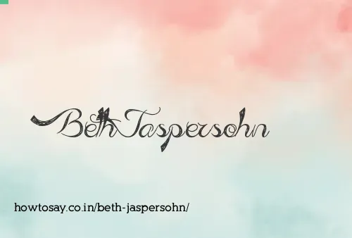 Beth Jaspersohn