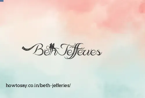 Beth Jefferies