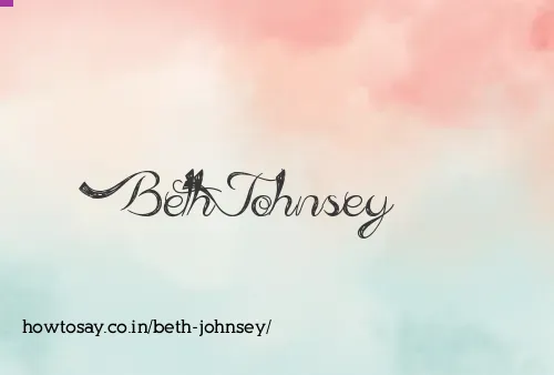 Beth Johnsey