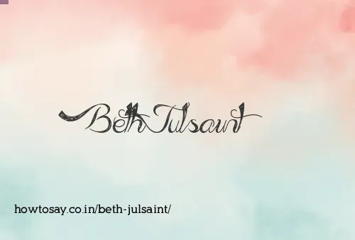 Beth Julsaint