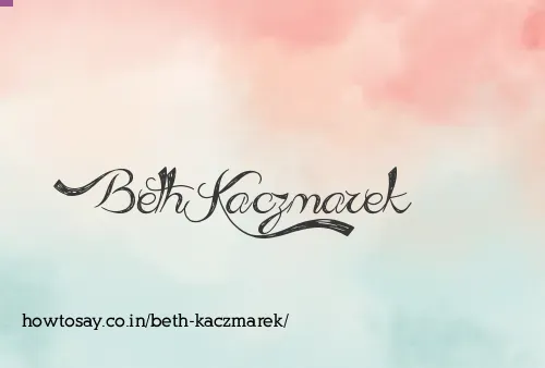 Beth Kaczmarek