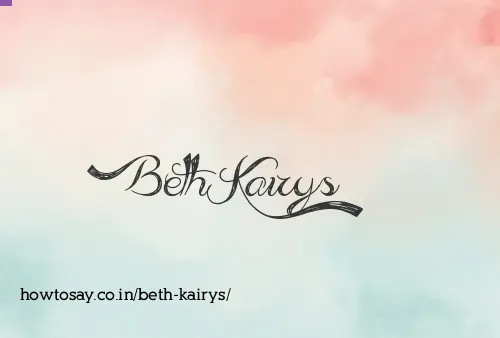 Beth Kairys