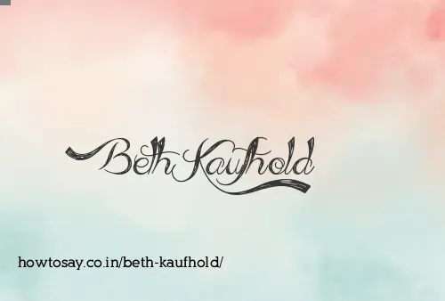 Beth Kaufhold