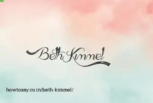 Beth Kimmel