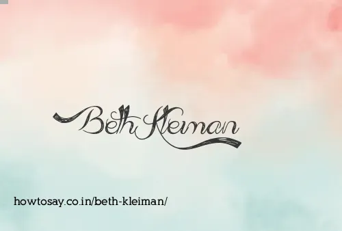 Beth Kleiman