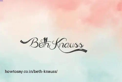 Beth Knauss