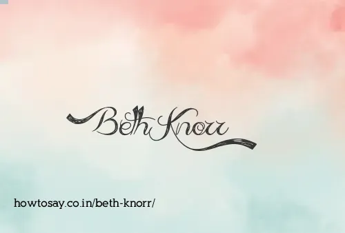 Beth Knorr
