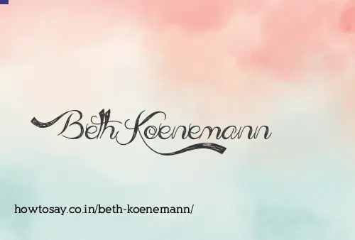 Beth Koenemann