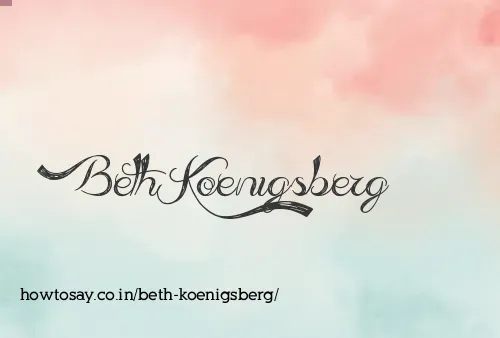 Beth Koenigsberg