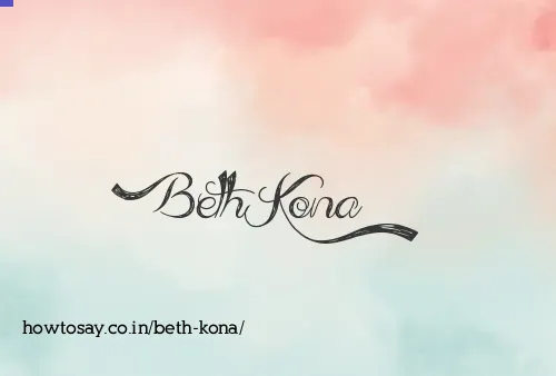 Beth Kona