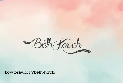 Beth Korch