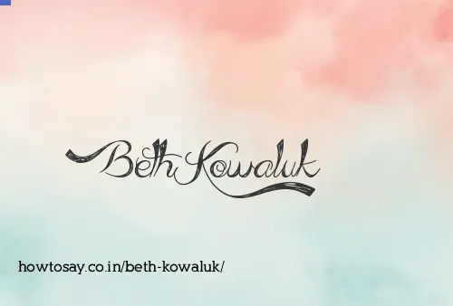 Beth Kowaluk
