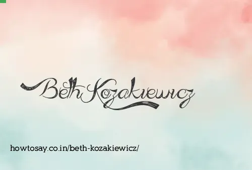 Beth Kozakiewicz