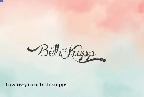 Beth Krupp