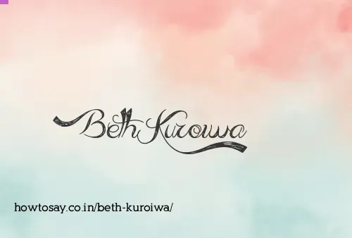 Beth Kuroiwa