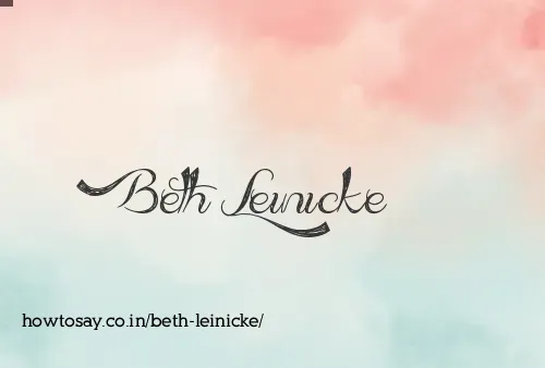 Beth Leinicke