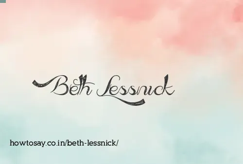 Beth Lessnick