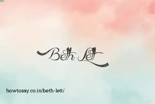 Beth Lett