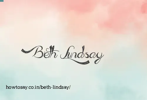 Beth Lindsay