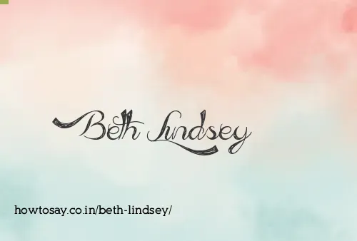 Beth Lindsey