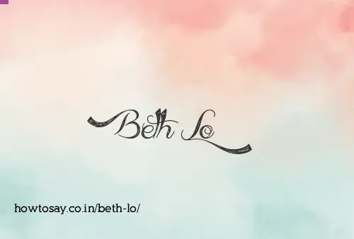 Beth Lo
