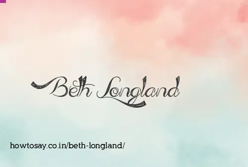 Beth Longland