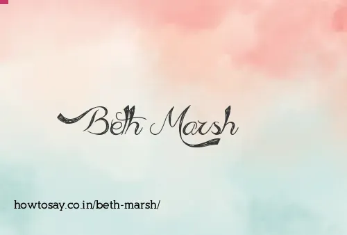 Beth Marsh