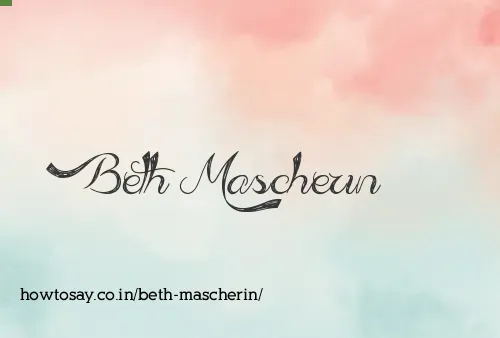 Beth Mascherin