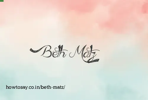 Beth Matz