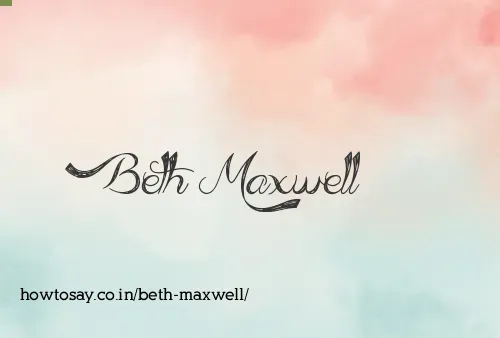Beth Maxwell