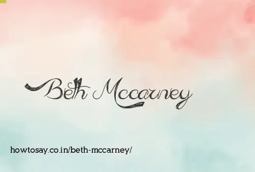 Beth Mccarney