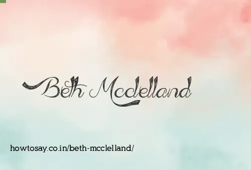 Beth Mcclelland