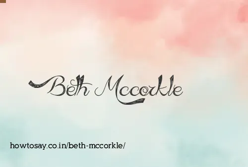 Beth Mccorkle